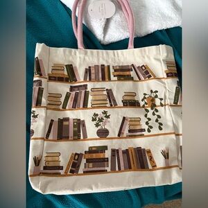 Book tote bag